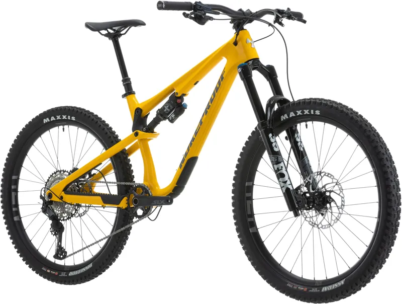 2022 Nukeproof Reactor 275 Elite Carbon Mountain Bike Yellow SLX 